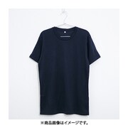 K0330N-L-NA [男の冬支度 発熱裏起毛 リバーシブル 半袖 丸ネック Tシャツ メンズ NA Lサイズ]