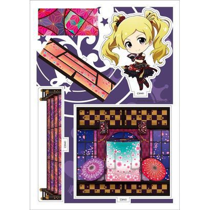 アイドルマスター ミリオンライブ アクリルキャラプレートぷちu 花咲夜 エミリー スチュアート キャラクターグッズ Ied