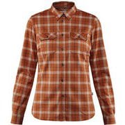 Fjallglim Stretch Shirt LS W 89901 215 Autumn Leaf XSサイズ [アウトドア シャツ レディース]