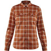 Fjallglim Stretch Shirt LS W 89901 215 Autumn Leaf Sサイズ [アウトドア シャツ レディース]