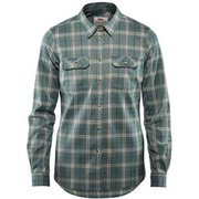Fjallglim Stretch Shirt LS W 89901 664 Frost Green Sサイズ [アウトドア シャツ レディース]