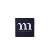m SQUARE STICKER MEQ3200030 BLACK [アウトドア ロゴステッカー]