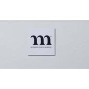m SQUARE STICKER MEQ3200030 WHITE [アウトドア ロゴステッカー]