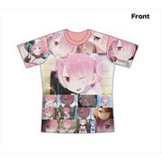 Re:ゼロから始める異世界生活 フルグラフィックTシャツ エミリア LLサイズ [キャラクターグッズ]