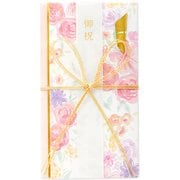 花柄御祝金封 ピンク キ24P