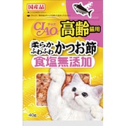 チャオ食塩無添加高齢猫用かつお節 40g