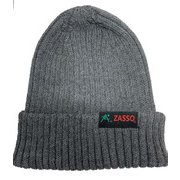 ZASSO オリジナルニット帽 GREY [ニットキャップ ビーニー]