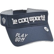 QGCPJC50 NV [エンブロイダリーロゴコットンツイルバイザー ネイビー系]