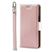 CR_ILMCSPLNU_CW [iPhone 12/iPhone 12 Pro 用 手帳型ケース Corallo NU（コラーロエヌユー） Champagne Rose・White]