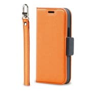 CR_ILMCSPLNU_OB [iPhone 12/iPhone 12 Pro 用 手帳型ケース Corallo NU（コラーロエヌユー） Orange・Black]