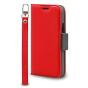 CR_ILMCSPLNU_RD [iPhone 12/iPhone 12 Pro 用 手帳型ケース Corallo NU（コラーロエヌユー） Red・Black]