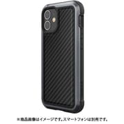 RT_ILSCSAPLX_BK [iPhone 12 mini 用 耐衝撃ハイブリッドケース RAPTIC（ラプティック） Lux Black Carbon]