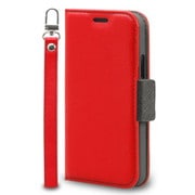 CR_ILLCSPLNU_RD [iPhone 12 Pro Max 用 手帳型ケース Corallo NU（コラーロエヌユー） Red・Black]