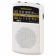 RAD-P135N-W AM/FMポケットラジオ ホワイト