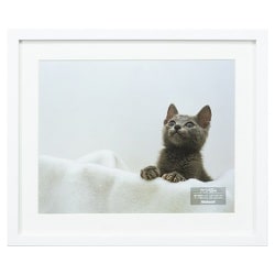 木製写真額/6ツ切/ホワイト F-SW-112-W