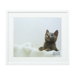 木製写真額/4ツ切/ホワイト F-SW-115-W