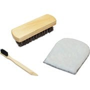 靴みがき用ブラシ&ミトンセット