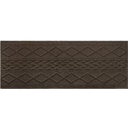 サニー キッチンマット 45×120cm ニット風 ブラウン