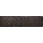 サニー キッチンマット 60×252cm ニット風 ブラウン