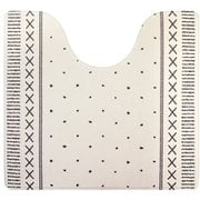 拭ける抗菌・防臭北欧風 トイレマット 55×60cm ベルベル
