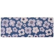 拭ける北欧風 キッチンマット 45×120cm フラワー