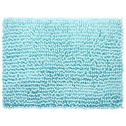 めっちゃ吸う！抗菌ボリューム バスマット 45×60cm ブルー