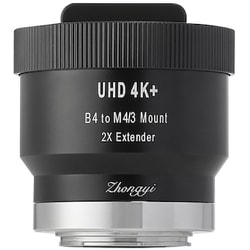 映像用マウント変換エクステンダー・アダプター UHD 4K＋ BK