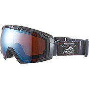AX770-WCM マットブラック/ライトピンクベース/アイスブルーミラー [スノーゴーグル]