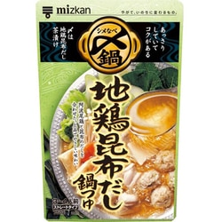 〆まで美味しい 地鶏昆布だし鍋つゆ ストレートタイプ 750g