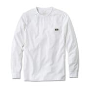 ケアフリー アンシュリンカブル ティー ポケット付キ ロングスリーブ 511808 White/Kat Label Mサイズ [アウトドア ロングスリーブ メンズ]