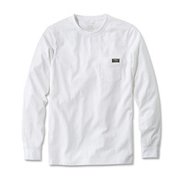 ケアフリー アンシュリンカブル ティー ポケット付キ ロングスリーブ 511808 White/Kat Label Lサイズ [アウトドア ロングスリーブ メンズ]