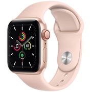 Apple Watch SE(GPS + Cellularモデル)- 40mmゴールドアルミニウムケースとピンクサンドスポーツバンド MYEH2J/A