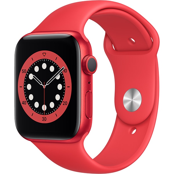 Apple Watch Series 6（GPSモデル）- 44mm (PRODUCT)REDアルミニウムケースと(PRODUCT)REDスポーツバンド [M00M3J/A]