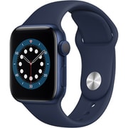 Apple Watch Series 6（GPSモデル）- 40mmブルーアルミニウムケースとディープネイビースポーツバンド [MG143J/A]