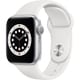 Apple Watch Series 6（GPSモデル）- 40mmシルバーアルミニウムケースとホワイトスポーツバンド [MG283J/A]