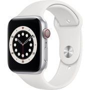 ヨドバシ.com - Apple Watch Series 6（GPS + Cellularモデル）-  44mmシルバーアルミニウムケースとホワイトスポーツバンド [MG2C3J/A]のレビュー 159件Apple Watch Series 6（GPS  + Cellularモデル）- 44mmシルバーアルミニウムケースとホワイトスポーツバンド [MG2C3J/A ...
