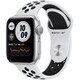 Apple Watch Nike Series 6（GPSモデル）- 40mmシルバーアルミニウムケースとピュアプラチナム/ブラックNikeスポーツバンド [M00T3J/A]