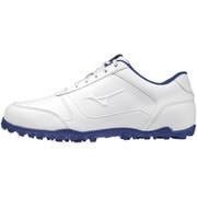 51GQ208522 [ゴルフシューズ メンズ WIDE STYLE LIGHT SPIKELESS（ワイドスタイル ライト スパイクレス） スパイクレス 26.5cm 4E ホワイト×ブルー 2020年モデル]