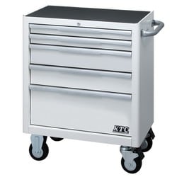 EKW-1005WH [ローラーキャビネット5段5引出 ホワイト]