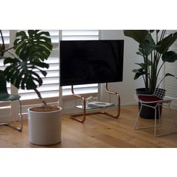 34～60V型対応 スチールパイプテレビスタンド FSM COPPER （コッパー）