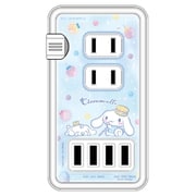 USBポート付きACタップ サンリオ シナモロール SANG-69CN