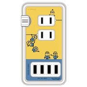 USBポート付きACタップ ミニオンズ ぶら下がり MINI-217A