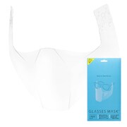 990-009-000 GLASSES MASK レギュラー [メガネ・サングラス専用マスク 全2サイズ 男女兼用 4枚入り クリアー（透明）（Regular）]