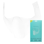 990-008-000 GLASSES MASK スモール [メガネ・サングラス専用マスク 全2サイズ 男女兼用 4枚入り クリアー（透明） （Small）]