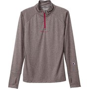 CWRS402-080-L [champion（チャンピオン） ウィメンズ C VAPOR ハーフジップシャツ CW-RS402 チャコール L]