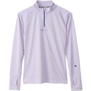 CWRS402-210-L [champion（チャンピオン） ウィメンズ C VAPOR ハーフジップシャツ CW-RS402 ペールパープル L]