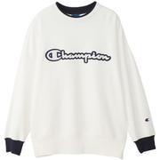 CWSS010-010-L [champion（チャンピオン） ウィメンズ Wrap-Air クルーネックスウェットシャツ CW-SS010 ホワイト L]