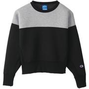 CWSS011-090-L [champion（チャンピオン） ウィメンズ Wrap-Air クルーネックスウェットシャツ CW-SS011 ブラック L]