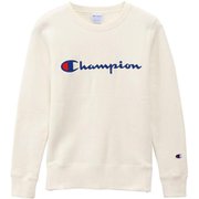 CWQ001-020-M [champion（チャンピオン） ウィメンズ クルーネックスウェットシャツ CW-Q001 オフホワイト M]
