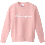 CWQ001-980-M [champion（チャンピオン） ウィメンズ クルーネックスウェットシャツ CW-Q001 グレイッシュピンク M]